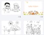 create a coloring book 30 pages
