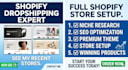 build automated 7 figure shopify drop shipping store website