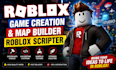 do roblox full game creation, roblox multiplayer, roblox map, roblox scripter