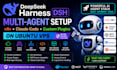 setup deepseek harness dsh multi agent n8n claude code custom plugins ubuntu vps