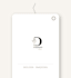 design a elegant fashion logo with custom letter mark