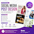 design instragram facebook social media post banners and ads