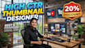 design eye caching youtube thumbnails that boost CTR