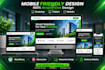 create a responsive wordpress website with elementor