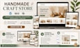 design a handmade craft store, artisan and ecommerce website