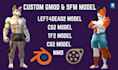 convert, edit, port or create custom gmod playermodel sfm model l4d2 tf2