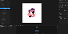 design and animate a mascot using rive or lottie