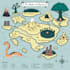 build fantasy map illustration for map