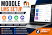 moodle lms setup online course implementation for coaches educators, businesses