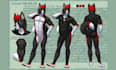 draw furry reference sheet and fursona character design