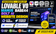 deploy lovable v0 manus base44 bolt ai website design webflow wordpress shopify