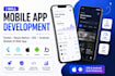 mobile app development, flutter, react native, IOS android app bubble ai web app