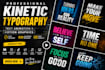 create kinetic typography text animation video