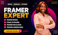 framer website develop framer landing page framer website design framer expert