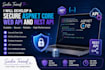 develop a secure aspnet core web API and rest API