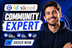setup skool community, course creation and course uploading