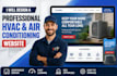design a professional hvac and air conditioning website