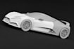 create car body kit, custom car model, scale car, 3d miniature car separate part