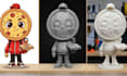 create custom 3d character sculptures, toy figures and mascots