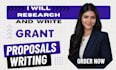 do grant research, grant writing and winning grant proposal