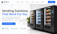 build wix vending machine website vending machine rental b2b vending website