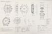 create custom 3d watch design with technical drawings