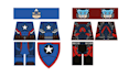 create custom lego minifigure decals, sticker ready for uv and pad printing