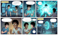 custom comic book pages, graphic novel, and sequential art