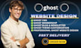 build ghost cms website ghost newsletter integration fix ghost website