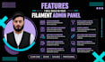 build laravel filament admin panel dashboard