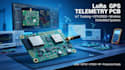 design lora gps telemetry pcb for iot tracking and wireless embedded systems