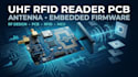 design rfid reader pcb, uhf rfid, antenna and embedded firmware