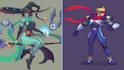 do pixel art animation, pixel art character, pixel sprite sheet, pixel animation