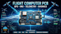 develop gps imu flight computer, telemetry, avionics pcb and embedded firmware