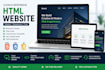 create responsive HTML website pages