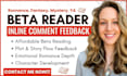 beta read and critique, romance beta reader fantasy mystery thriller beta reader