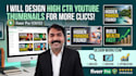 design high CTR youtube thumbnails for more clicks