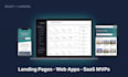 develop a custom website or saas web app in react, laravel and mysql