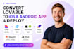 convert lovable to ios capacitor android app deploy base44 rork app vibe coding