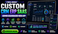 build custom crm erp saas admin dashboard web app with flutter, nodejs, supabase