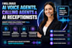 build ai voice agents, calling agents and ai receptionists