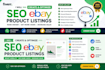 create and optimize SEO ebay product listings