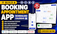 build a booking appointment app scheduling calendar twilio flutter nodejs nextjs