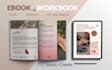 design canva ebook, branded workbook, pdf lead magnet and editable PDF layout