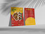 design modern food menu flyer and restaurant menu card