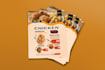 design modern food menu flyer and restaurant menu card