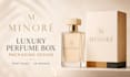 design luxury perfume box packaging and dieline