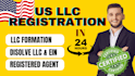register us llc registration, llc formation, us llc, llc creation, ein number