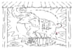 digitally illustrate custom line art cartoon