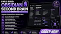 set up obsidian second brain vault with para, and templates, dataview dashboard